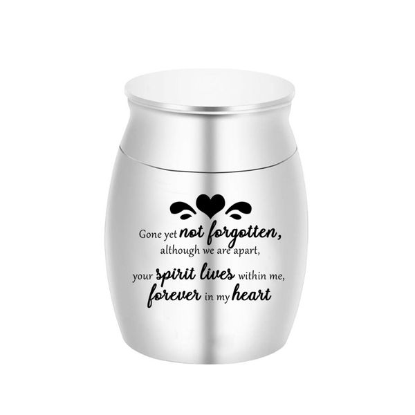 30x40mm pet/human aluminum alloy cremation urns for ashes holder keepsake mini memorial with pretty package bag, Silver
30x40mm pet/human aluminum alloy cremation urns for ashes holder keepsake mini memorial with pretty package bag, Silver