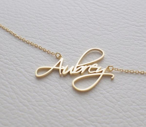 name necklace personalized gift customized pendant cursive handwriting stainless steel chain custom women fashion jewelry 201888, Silver
name necklace personalized gift customized pendant cursive handwriting stainless steel chain custom women fashion jewelry 201888, Silver