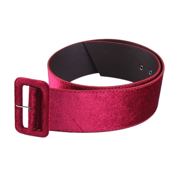 wide belt female dress decorative belt fashion silver pin buckle gold velvet party female decorative accessories, Black;brown
wide belt female dress decorative belt fashion silver pin buckle gold velvet party female decorative accessories, Black;brown