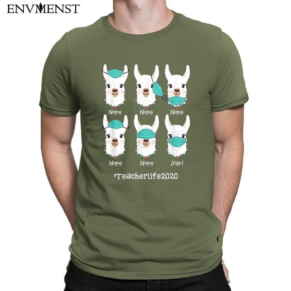 envmenst cotton t shirt for men teacher life 2020 llama wearing mask wrong funny women mens t-shirt o-neck short-sleeve
envmenst cotton t shirt for men teacher life 2020 llama wearing mask wrong funny women mens t-shirt o-neck short-sleeve