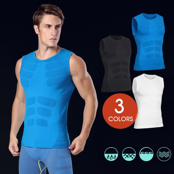 outdoor t-shirts 2021 high elastic sport sleeveless men fitness training running gym muscle tight skinny shape sportswear vest mens, Gray;blue
outdoor t-shirts 2021 high elastic sport sleeveless men fitness training running gym muscle tight skinny shape sportswear vest mens, Gray;blue