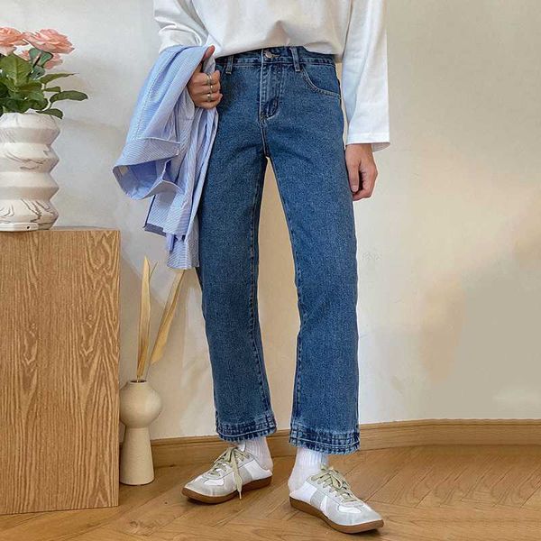 men's jeans ewq / wear classic all-match straight ankle-length pants for male 2021 autm loose blue black vintage 9y3544
men's jeans ewq / wear classic all-match straight ankle-length pants for male 2021 autm loose blue black vintage 9y3544