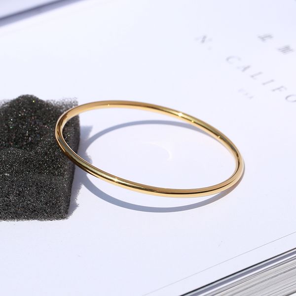yun ruo 2020 new arrivals simple bangle rose gold color women birthday gift titanium steel jewelry never fade ing, Black
yun ruo 2020 new arrivals simple bangle rose gold color women birthday gift titanium steel jewelry never fade ing, Black
