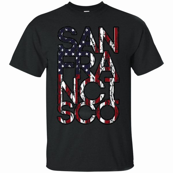 san francisco - stars & stripes us flag pride california tshirt distressed worn
san francisco - stars & stripes us flag pride california tshirt distressed worn