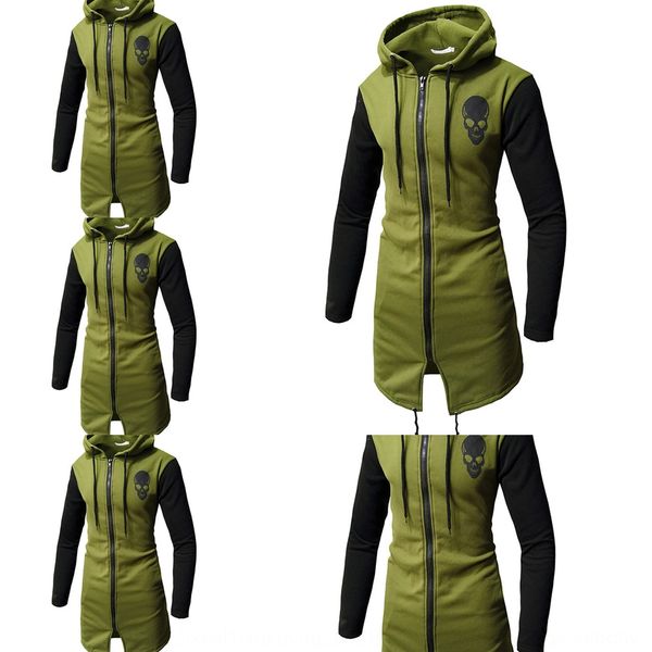 autumn and winter new men's hooded casual cardigan sweater european size mid-length coat sweater coatskeleton printed coat for men fg3k, Black
autumn and winter new men's hooded casual cardigan sweater european size mid-length coat sweater coatskeleton printed coat for men fg3k, Black