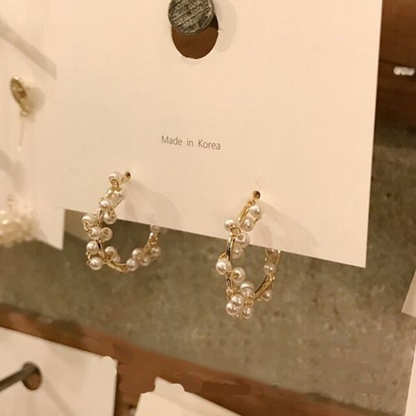 hoop & huggie mengjiqiao 2021 korean style big earrings for women statement jewelry handmade simulated pearl circle boucle d'oreille, Golden;silver
hoop & huggie mengjiqiao 2021 korean style big earrings for women statement jewelry handmade simulated pearl circle boucle d'oreille, Golden;silver