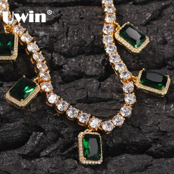 uwin hip hop jewelry bling iced cubic zirconia 5mm tennis chain with green rhinestone necklaces gold color women chain fashion, Silver
uwin hip hop jewelry bling iced cubic zirconia 5mm tennis chain with green rhinestone necklaces gold color women chain fashion, Silver