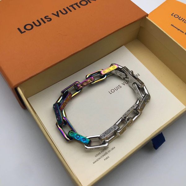 chilled hardened steel punk bracelet for man women size 20cm fashion hip-hop bracelets jewelry gift drop shipping with box, Golden;silver
chilled hardened steel punk bracelet for man women size 20cm fashion hip-hop bracelets jewelry gift drop shipping with box, Golden;silver