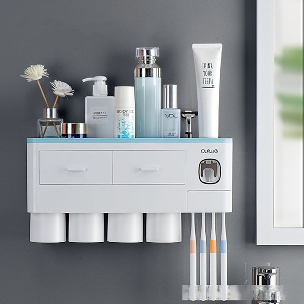 drawer toothbrush holder double layer high capacity storage home bathroom accessories dust-proof automatic toothpaste dispenser t200506
drawer toothbrush holder double layer high capacity storage home bathroom accessories dust-proof automatic toothpaste dispenser t200506