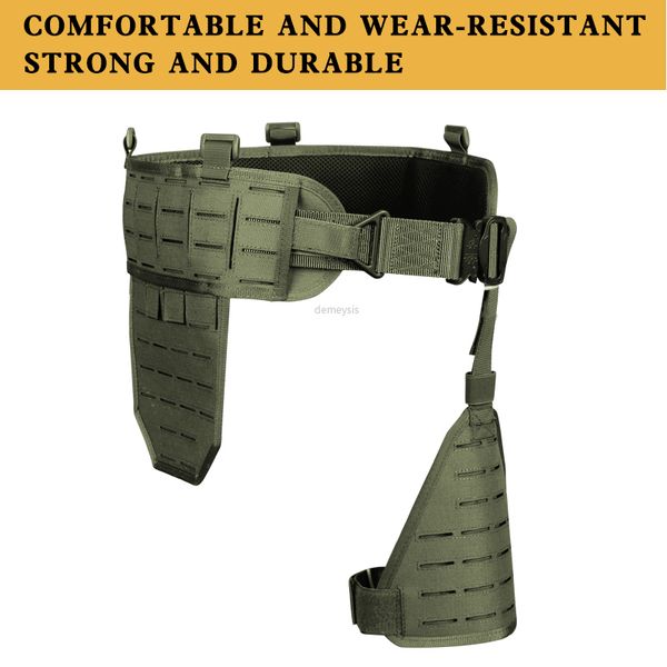 tactical waistband with leg holster plateform outdoor combat waist padded belt waist support, Black;gray
tactical waistband with leg holster plateform outdoor combat waist padded belt waist support, Black;gray