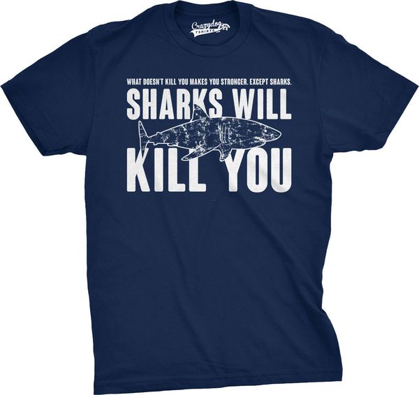 2019 new summer funny t-shirt mens sharks will kill you funny t shirt sarcasm novelty offensive tee for guys fashion tee shirt
2019 new summer funny t-shirt mens sharks will kill you funny t shirt sarcasm novelty offensive tee for guys fashion tee shirt