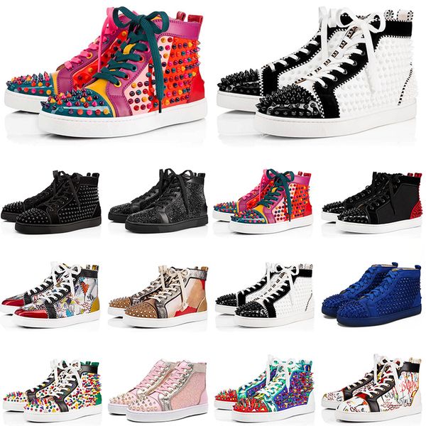 new arrival designer red fashion bottom sneaker luxury shoes for mens womens party wedding genuine leather casual shoes spike sneakers 36-47, Black
new arrival designer red fashion bottom sneaker luxury shoes for mens womens party wedding genuine leather casual shoes spike sneakers 36-47, Black