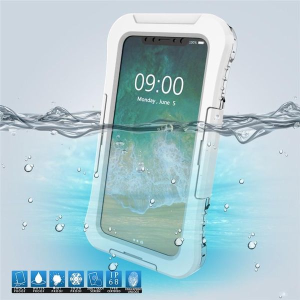 ip68 real waterproof phone case for iphone 11 pro max xr xs x full protection cover under water case for iphone 7 8 plus 6s 6 
ip68 real waterproof phone case for iphone 11 pro max xr xs x full protection cover under water case for iphone 7 8 plus 6s 6