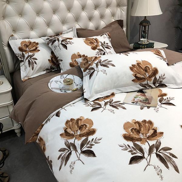 4pcs brushed cotton king size multi-colored floral leaves bedding set duvet cover set with zipper bed sheet pillowcase
4pcs brushed cotton king size multi-colored floral leaves bedding set duvet cover set with zipper bed sheet pillowcase