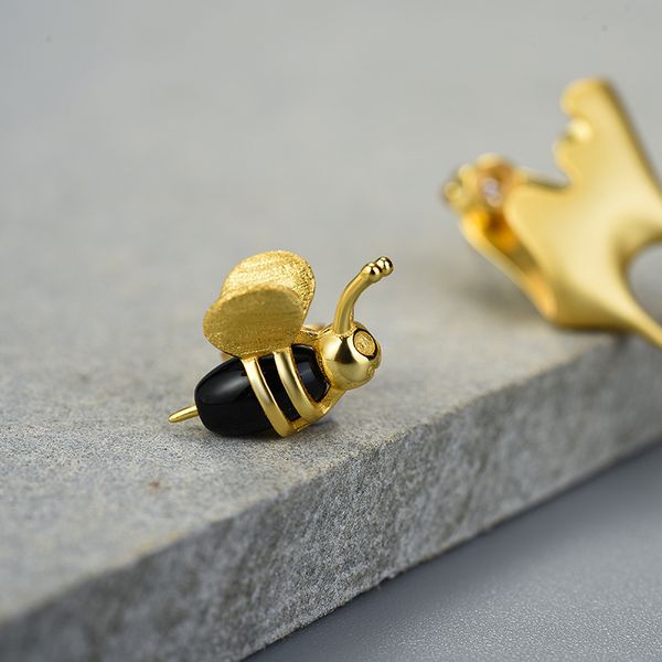 lotus fun real 925 sterling silver handmade fine jewelry 18k gold bee and dripping honey asymmetric stud earrings for women gift 200921, Golden;silver
lotus fun real 925 sterling silver handmade fine jewelry 18k gold bee and dripping honey asymmetric stud earrings for women gift 200921, Golden;silver
