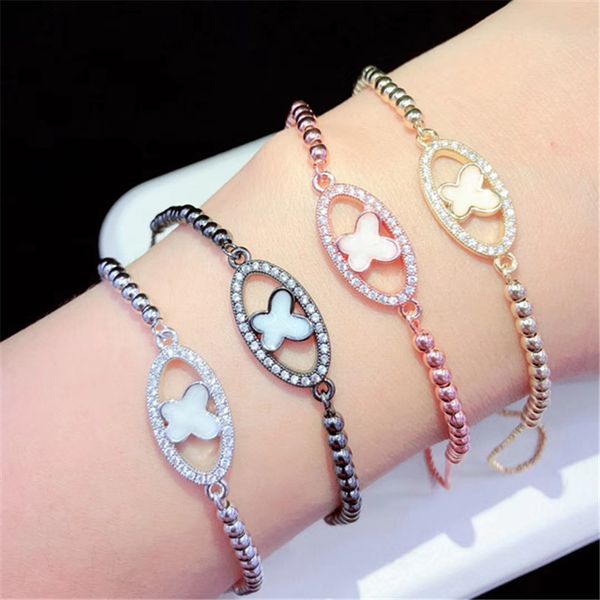 10pcs / серия оптовая латунь браслет pave cz капля нефти малый бабочка регулируемый браслет ювелирных изделий, Black
10pcs / серия оптовая латунь браслет pave cz капля нефти малый бабочка регулируемый браслет ювелирных изделий, Black