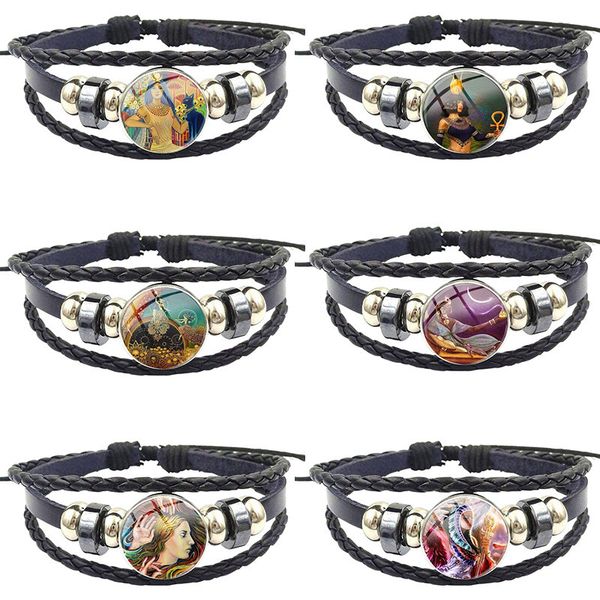charm bracelets for lovers friendshipjewelry glass cabochon black leather bracelet bangle egyptian goddess emilybalivet mythological, Golden;silver
charm bracelets for lovers friendshipjewelry glass cabochon black leather bracelet bangle egyptian goddess emilybalivet mythological, Golden;silver