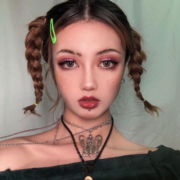 chokers vintage harajuku hollow cute animal butterfly clavicle chain jewelry for women egirl streetwear short necklaces charms bijoux, Golden;silver
chokers vintage harajuku hollow cute animal butterfly clavicle chain jewelry for women egirl streetwear short necklaces charms bijoux, Golden;silver