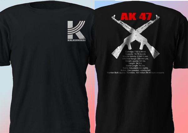 new kalashnikov ak 47 ak47 russia gun riffle military army us t shirt 2019 new male short sleeve cotton clothes tee shirt design
new kalashnikov ak 47 ak47 russia gun riffle military army us t shirt 2019 new male short sleeve cotton clothes tee shirt design