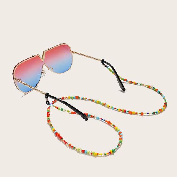 bohemia acrylic color beads eyeglass chain lanyard reading glasses chains women accessories sunglasses hold straps cords, Silver
bohemia acrylic color beads eyeglass chain lanyard reading glasses chains women accessories sunglasses hold straps cords, Silver