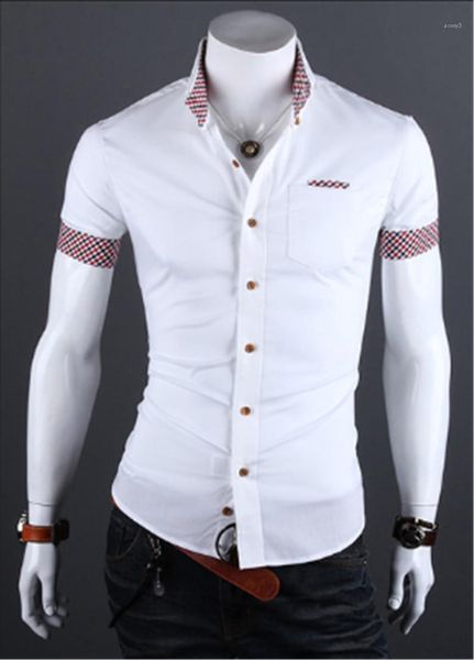 slim long sleeve lapel neck casual shirts teenager patchwork fashion male clothing designer mens shirts, White;black
slim long sleeve lapel neck casual shirts teenager patchwork fashion male clothing designer mens shirts, White;black