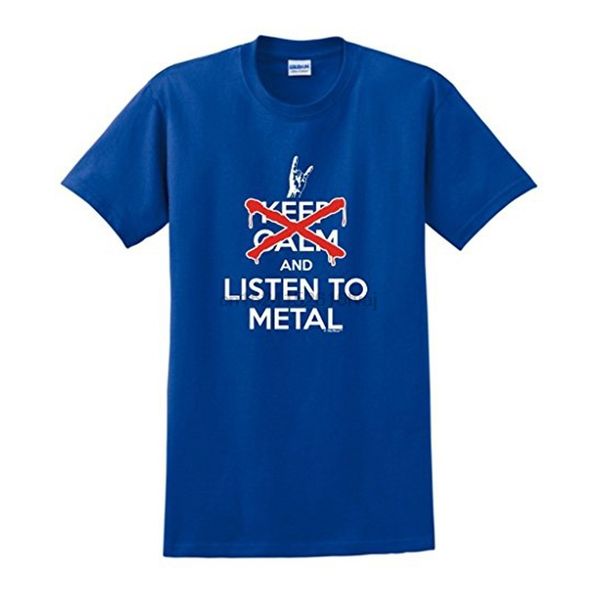 don't keep calm and listen to metal metalhead short sleeve cotton t-shirt for men (3 colors
don't keep calm and listen to metal metalhead short sleeve cotton t-shirt for men (3 colors
