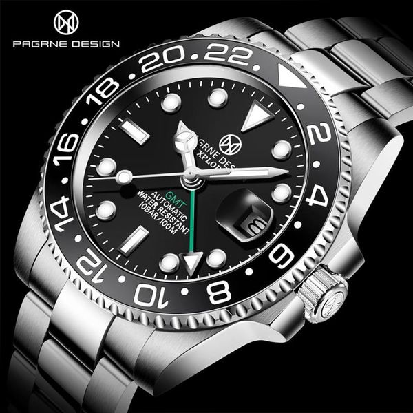 pagrne design mens watches fashion gmt business automatic mechanical watch men waterproof watches relogio masculino, Slivery;brown
pagrne design mens watches fashion gmt business automatic mechanical watch men waterproof watches relogio masculino, Slivery;brown