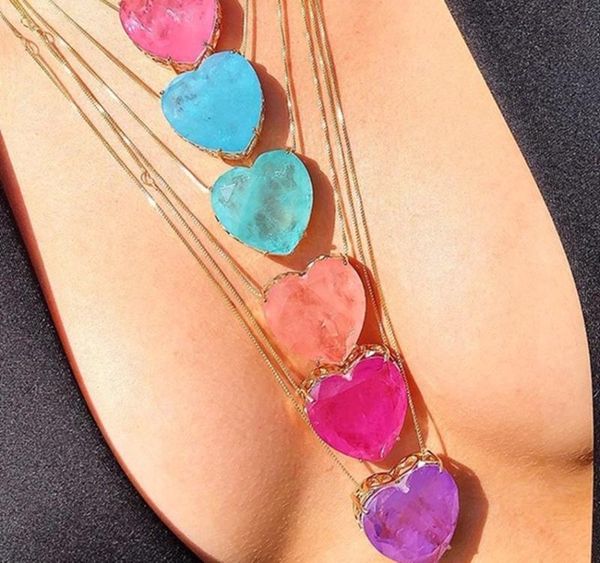 newranos pedra fusion stone heart necklace 10 colors birthstone pendant necklaces crystal long chain necklaces party002, Silver
newranos pedra fusion stone heart necklace 10 colors birthstone pendant necklaces crystal long chain necklaces party002, Silver