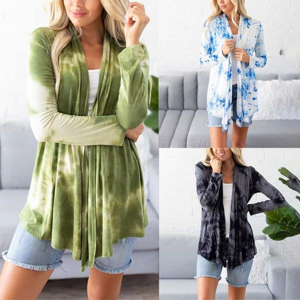 2020 womens new style fashion tie-dye mid-length sweater cardigan comfortable soft elegant retro casual fashion selling, White;red
2020 womens new style fashion tie-dye mid-length sweater cardigan comfortable soft elegant retro casual fashion selling, White;red