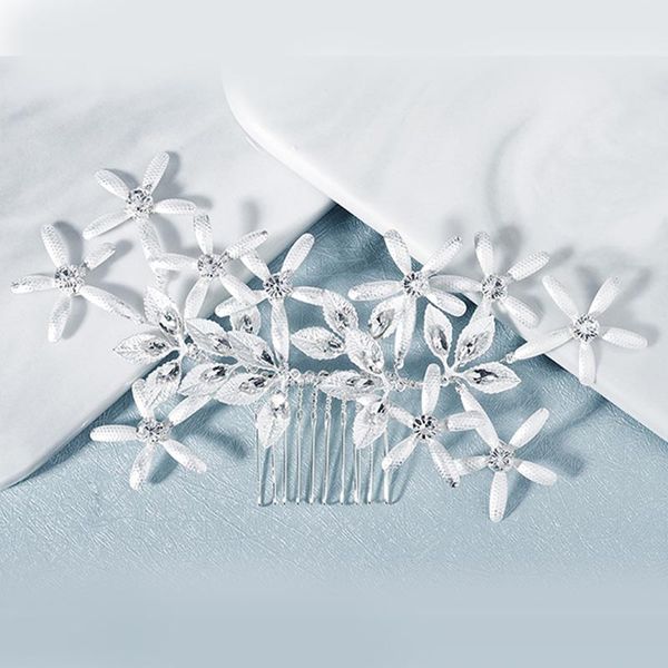 forseven white flower crystal hair combs bride noiva bridal wedding dress veil hairpins clips headpieces hair accessories, Golden;silver
forseven white flower crystal hair combs bride noiva bridal wedding dress veil hairpins clips headpieces hair accessories, Golden;silver