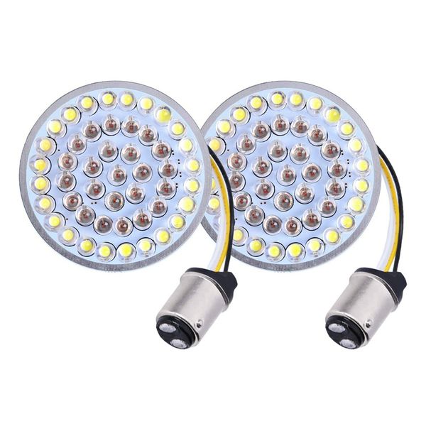 pair 2 inch style rear brake light led turn signal kit with 1157 base for motorcycle white + yellow
pair 2 inch style rear brake light led turn signal kit with 1157 base for motorcycle white + yellow