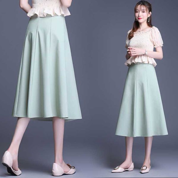 skirts office ladys solid color women elegant midi female a line high waist fashion skirt, Black
skirts office ladys solid color women elegant midi female a line high waist fashion skirt, Black