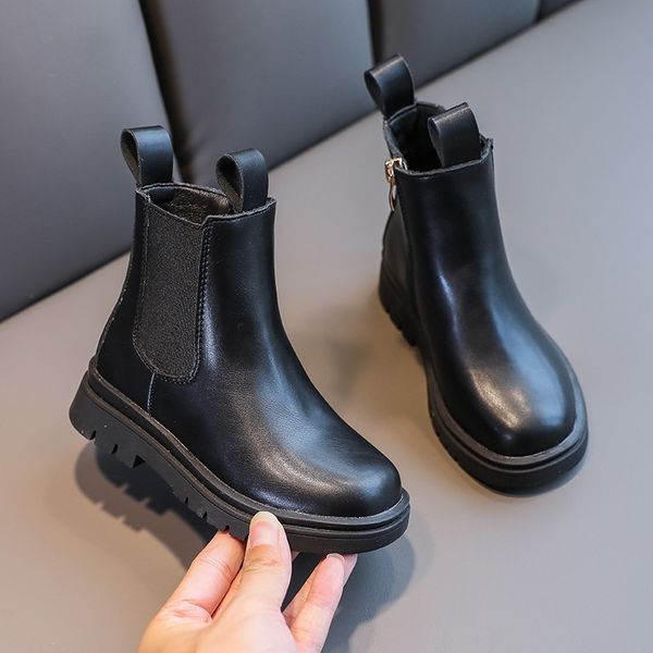 girls 2020 autumn and winter new children' smoke tube boots ankle boots non-slip wear-resistant british style leather boots, Black;grey
girls 2020 autumn and winter new children' smoke tube boots ankle boots non-slip wear-resistant british style leather boots, Black;grey