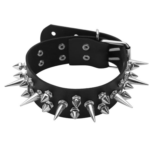 chokers black punk spike rivets stud choker necklace pu leather rock club gothic collar goth harajuku anime girl jewelry, Golden;silver
chokers black punk spike rivets stud choker necklace pu leather rock club gothic collar goth harajuku anime girl jewelry, Golden;silver