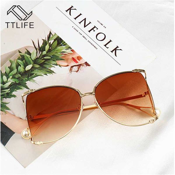 ttlife 2020 fashion oversized sunglasses women brand designer sun glasses pearl decoration cat eye shades butterfly eyewear, White;black
ttlife 2020 fashion oversized sunglasses women brand designer sun glasses pearl decoration cat eye shades butterfly eyewear, White;black