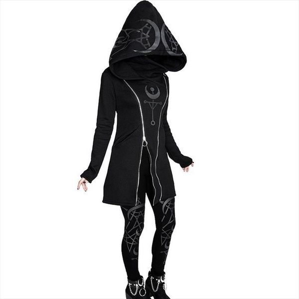 gothic punk women hooded double zipper casual black hoodies slim fit female dark sweatshirt goth outdoors clothes hoody
gothic punk women hooded double zipper casual black hoodies slim fit female dark sweatshirt goth outdoors clothes hoody
