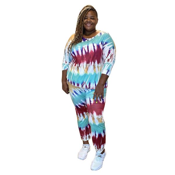 fashion tie dye womens plus size tracksuits casual crew neck plus size set loose womens clothing
fashion tie dye womens plus size tracksuits casual crew neck plus size set loose womens clothing