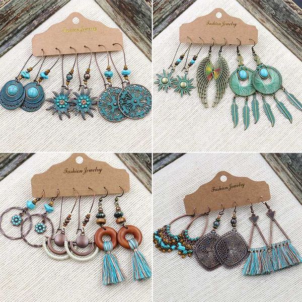 loredana bohemian style earrings for women.vintage style 3 piece set exquisite earrings with creative braided tassel, Silver
loredana bohemian style earrings for women.vintage style 3 piece set exquisite earrings with creative braided tassel, Silver