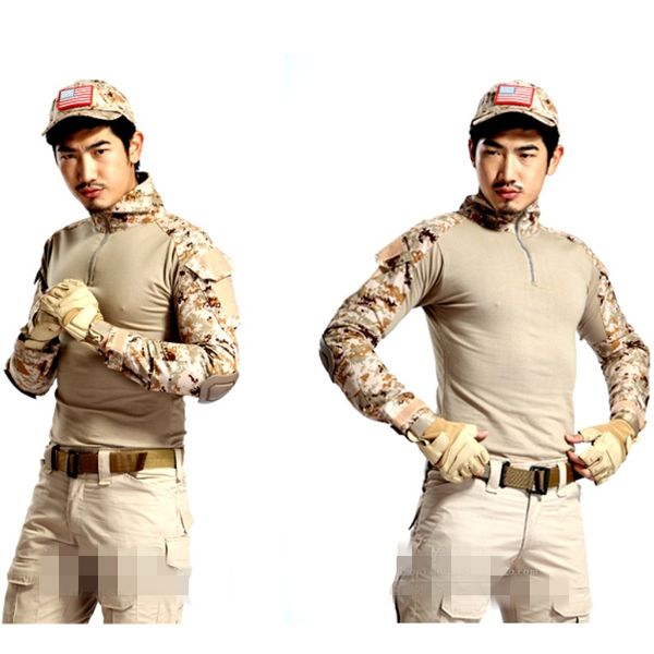 outdoor shirts tactical shirt desert camouflage army uniform t men long sleeve quick dry camo combat bdu, Gray;blue
outdoor shirts tactical shirt desert camouflage army uniform t men long sleeve quick dry camo combat bdu, Gray;blue