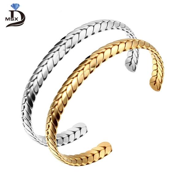 msx wheat ears gold plating bracelet for woman man stainless steel charming female male jewelry wedding party gift, Golden;silver
msx wheat ears gold plating bracelet for woman man stainless steel charming female male jewelry wedding party gift, Golden;silver