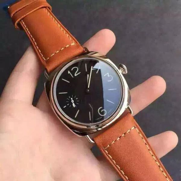 montre de luxe men watches pam183 watch 45mm 6497 manual mechanical movement cove leather belt 56h power reserve waterproof 100m, Slivery;brown
montre de luxe men watches pam183 watch 45mm 6497 manual mechanical movement cove leather belt 56h power reserve waterproof 100m, Slivery;brown