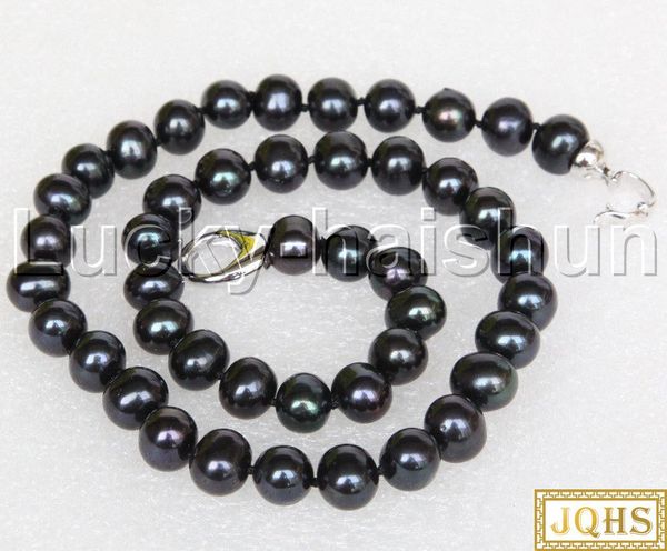 chains jqhs luster 17.5" 10mm round black freshwater pearls necklace 18kgp clasp j12494, Silver
chains jqhs luster 17.5" 10mm round black freshwater pearls necklace 18kgp clasp j12494, Silver