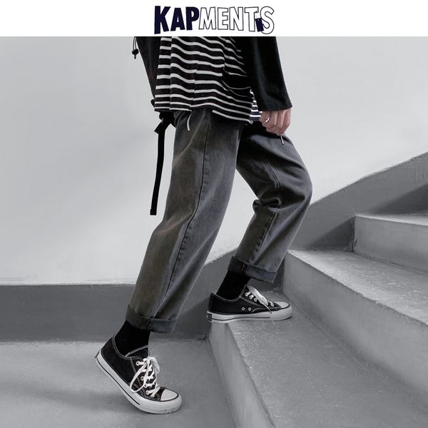 men's jeans kapments men vintage solid straight baggy pants 2021 mens streetwear hip hop denim male fashions high waist trousers, Blue
men's jeans kapments men vintage solid straight baggy pants 2021 mens streetwear hip hop denim male fashions high waist trousers, Blue