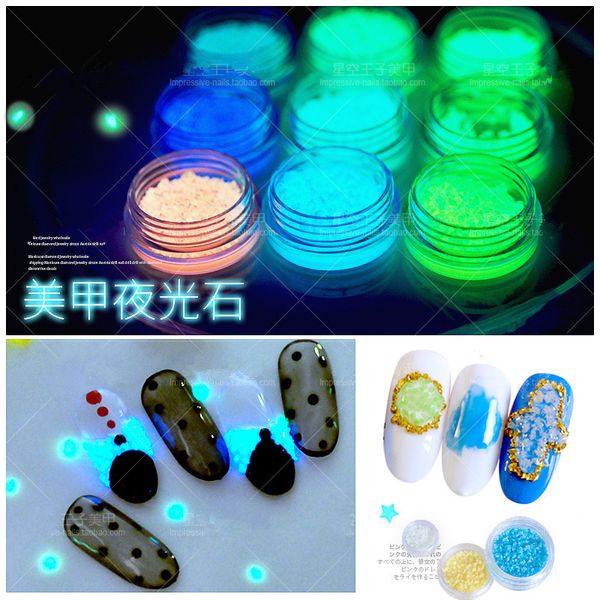 9 colors luminous sand stone nail art glow in the dark decoration nail ornament fluorescence sand, Silver;gold
9 colors luminous sand stone nail art glow in the dark decoration nail ornament fluorescence sand, Silver;gold