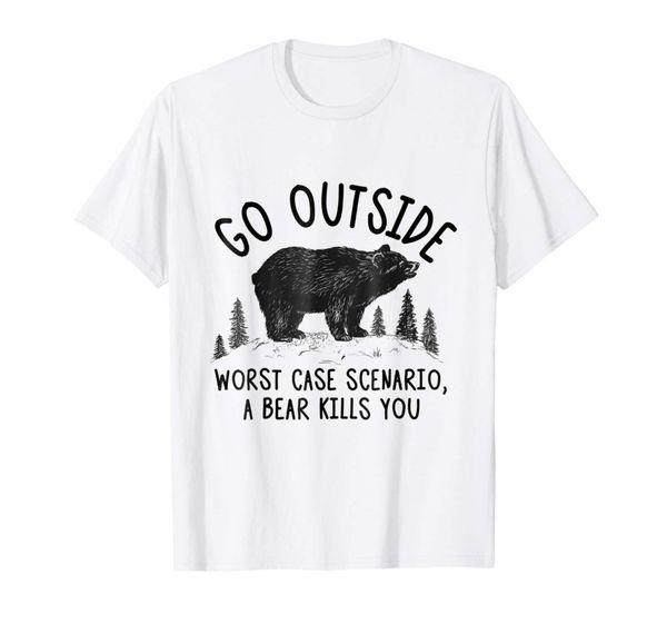 go outside наихудший сценарий медведь убивает вас белая футболка s-3xl 2020 новая мода skate тенниска o шеи slim fit топы тис
go outside наихудший сценарий медведь убивает вас белая футболка s-3xl 2020 новая мода skate тенниска o шеи slim fit топы тис