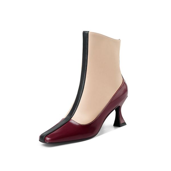 boots 2021 autumn winter est women ankle square toe high heels zipper wedding party shoes woman size 41 42 43, Black
boots 2021 autumn winter est women ankle square toe high heels zipper wedding party shoes woman size 41 42 43, Black