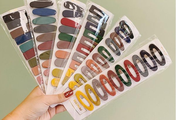 10pcs/pack hair pins new fashion solid color scrub resin korea geometric hollow waterdrop hair clips for women hair accessories, Black;brown
10pcs/pack hair pins new fashion solid color scrub resin korea geometric hollow waterdrop hair clips for women hair accessories, Black;brown