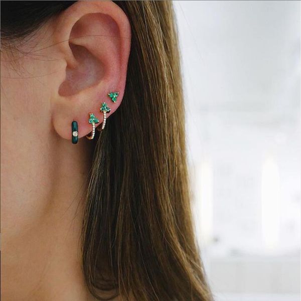 925sterling silver minimalist adorable women girl jewelry u hoop huggie cz blue red green delicate dainty multi piercing earring, Golden;silver
925sterling silver minimalist adorable women girl jewelry u hoop huggie cz blue red green delicate dainty multi piercing earring, Golden;silver