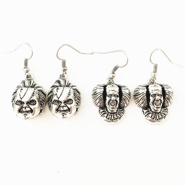 fantasy universe chucky face stephen kings it penny wise earrings horror small accessories metal jewelry women gift, Silver
fantasy universe chucky face stephen kings it penny wise earrings horror small accessories metal jewelry women gift, Silver