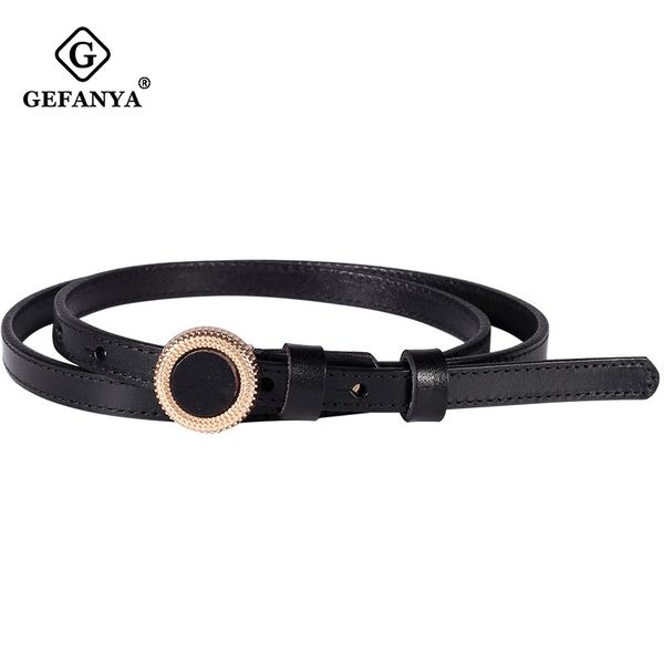 genuine leather belts for women cowskin woman thin belt gold round smooth buckle strap female waist jeans dress accessories, Black;brown
genuine leather belts for women cowskin woman thin belt gold round smooth buckle strap female waist jeans dress accessories, Black;brown
